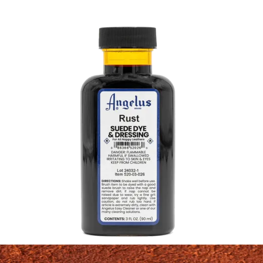 Rdzawy barwnik do zamszu i nubuku, którym nie tylko odnowisz kolor swoich butów, ale i zmienisz ich odcień z jasnego na ciemniejszy