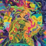 Maska do malowania jedwabiu, umożliwia artystom tworzenie warstwowych wzorów,