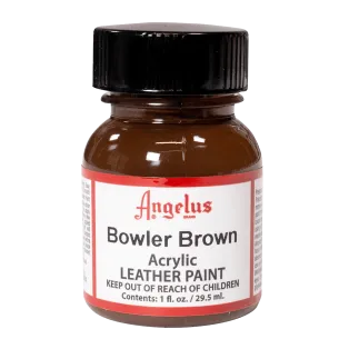 ANGELUS Acrylic Leather Paint Standard 1oz #273 BOWLER BROWN / CIEMNOBRĄZOWA farba akrylowa do malowania Sneakersów i Jeansu