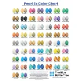 Metaliczne pigmenty w proszku do customizacji jacquard pearl ex. Ręcznie malowane, ręcznie robione ozdoby.  