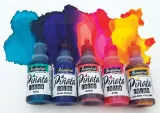 Farby Pinata mają bazę alkoholową, która po wyschnięciu czyni je trwałymi i odpornymi na wilgoć 