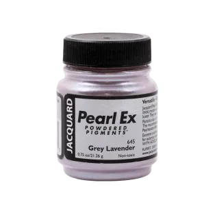 JACQUARD Pearl EX Powdered Metallic Pigments 0.75oz #645 GREY LAVENDER / Szarolawendowe metaliczne i perłowe pigmenty w proszku do rękodzieła