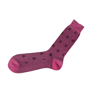 VICCEL Socks Skull Pink / Black