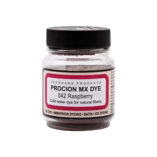 JACQUARD Procion MX Dye 0.66oz #1042 RASPBERRY / Malinowy barwnik do tkanin z naturalnych włókien roślinnych (celulozowych)