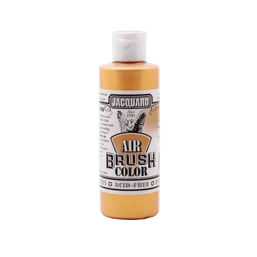 JACQUARD Airbrush Color Metallic Paint 4oz #303 TRUE GOLD / ZŁOTA metaliczna farba akrylowa do aerografu