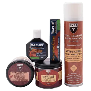 AVEL LTHR & SAPHIR Set 6 Color & Renovation / Koloryzujący zestaw do renowacji skórzanych mebli i tapicerek