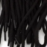 Okrągłe czarne sznurowadła do butów tarrago laces cord 4.5mm