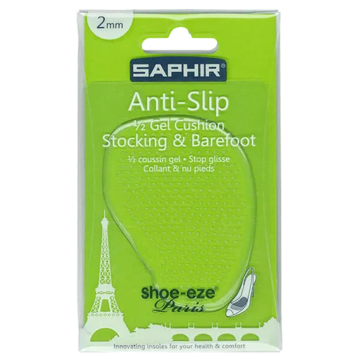 SAPHIR BDC Anti Slip 1/2 Gel Cushion 2mm / Żelowe półwkładki do obuwia