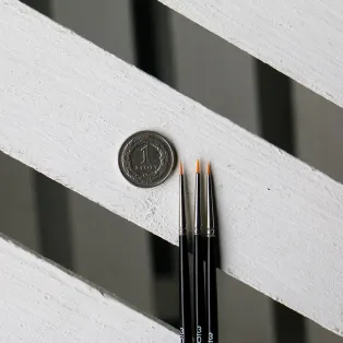 ELCO Brush Round Golden Nylon 3/0 - Okrągły spiczasty pędzelek do farb i barwników
