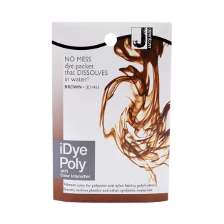 JACQUARD iDye Poly 0.49oz #1453 BROWN / BRĄZOWY barwnik do poliestru, nylonu, tkanin syntetycznych i tworzyw sztucznych