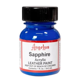 ANGELUS Acrylic Leather Paint Standard 1oz #177 SAPPHIRE / SZAFIROWA farba akrylowa do malowania Sneakersów i Jeansu
