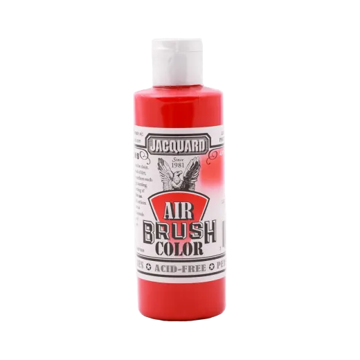 JACQUARD Airbrush Color Bright Paint 4oz #501 RED / CZERWONA intensywna farba akrylowa do aerografu JACQUARD Airbrush Color Bright Paint 4oz #501 RED / CZERWONA intensywna farba akrylowa do aerografu