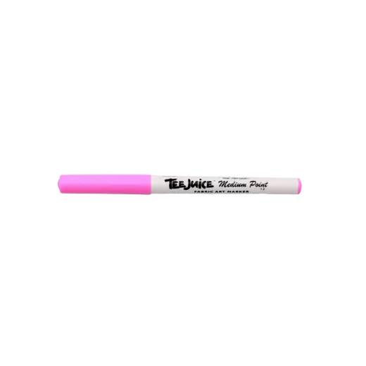 JACQUARD Tee Juice Fabric Art Marker Medium Point 1.2mm PINK / Różowy pisak do jeansu, tkanin, skór, drewna, gliny, papieru