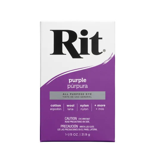 Fioletowy pigment do customizacji. Barwnik rit dye Purple do farbowania tkanin, jeansu, bawełny i innych powierzchni.