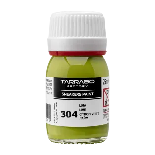 TARRAGO SNEAKERS Paint Standard Colors 25ml #304 LIME / Limonkowa farba akrylowa do personalizacji i renowacji butów oraz jeansu