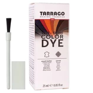 TARRAGO Color Dye SINGLE Standard Colors 25ml (Paint, Brush, Sponge) - akrylowe farby do skór licowych i butów + pędzelek, gąbka