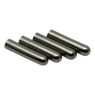 LACE LAB Bullet metal aglets gunmetal set / Metalowe końcówki do sznurowadeł