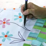 Jacquard Tee Juice Broad Point Fabric Art Marker 12mm do tworzenia ręcznie rysowanych grafik, rysunków na tkaninach, odzieży.