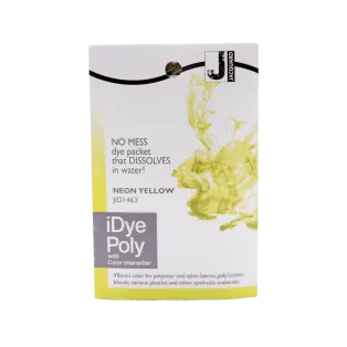 JACQUARD iDye Poly 0.49oz #1463 NEON YELLOW / ŻÓŁTY NEONOWY barwnik do poliestru, nylonu, tkanin syntetycznych i tworzyw sztucznych