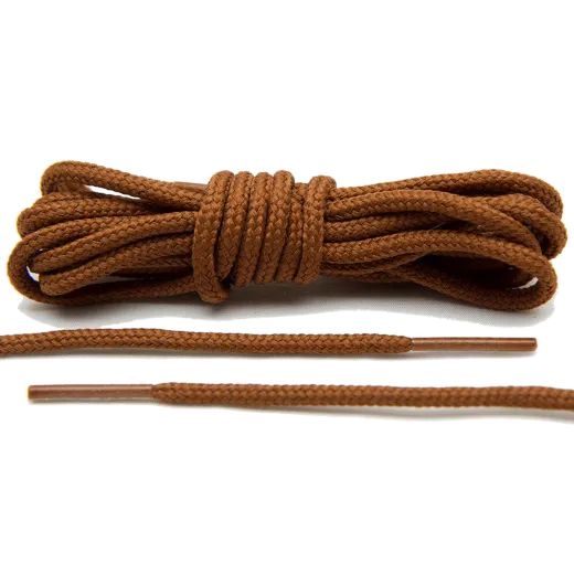 Okrągłe czekoladowe sznurowadła  o  średnicy 3mm, idealne do butów Nike Roshe czy Jordan Futures.