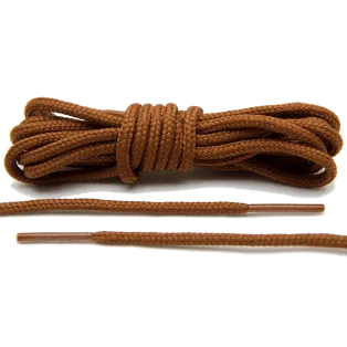LACE LAB Roshe Laces 3mm Chocolate / Czekoladowe okrągłe sznurowadła do butów