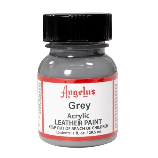 ANGELUS Acrylic Leather Paint Standard 1oz GREY / SZARA farba akrylowa do malowania Sneakersów i Jeansu