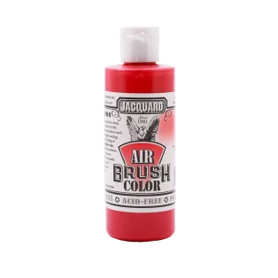 JACQUARD Airbrush Color Iridescent Paint 4oz #601 RED / CZERWONA opalizująca farba akrylowa do malowania aerografem