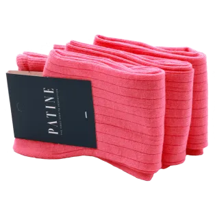 PATINE Socks Shadow PASH47B Light Pink / Pink - Skarpety klasyczne