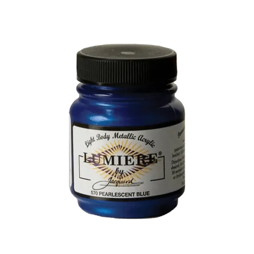 Niebieska perłowa Farba akrylowa do customizacji sneakersów, odzieży i akcesoriów