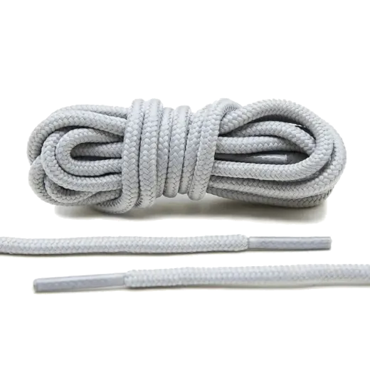 Jasnoszare okrągłe sznurowadła do sneakersów. Sznurowadła do nike jordan 11. Sznurówki do butów do biegania, sznury, lace, laces. Custom, customizacja. Rzemyki, rzemienie. Sznurófki. Sznuruwki. Jasnoszare sznurówki Lacelab. Jasnoszare sznurowadła Lace lab.