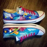 Fluorescencyjne farby akrylowe do malowania ubrań i dodatków dla miłośników rękodzieła, customizerów i osób zajmujących się personalizacją butów oraz odzieży. 