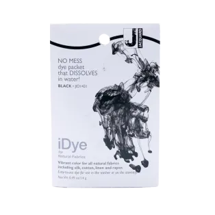 JACQUARD iDye for Natural Fabrics 0.49oz #1431 BLACK / CZARNY barwnik do farbowania tkanin naturalnych - bawełny, lnu, jedwabiu