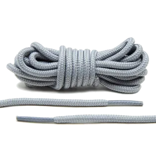 LACE LAB XI Rope Laces 6mm Cool Grey / Szare okrągłe sznurówki do butów