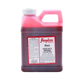 ANGELUS Suede Dye & Dressing 1-Pint #064 RED / CZERWONY barwnik do zamszu i nubuku