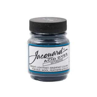 JACQUARD Acid Dye 0.5oz #624 TURQUOISE / TURKUSOWY barwnik kwasowy do wełny, jedwabiu i piór