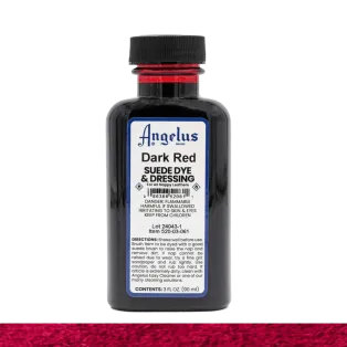 ANGELUS Suede Dye & Dressing 3oz #190 DARK RED / CIEMNOCZERWONY barwnik do zamszu i nubuku