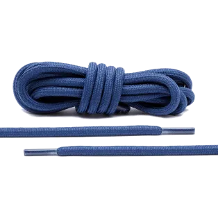 LACE LAB Rope Laces 5mm Navy Blue / Granatowe okrągłe sznurówki do butów