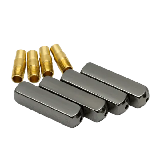 LACE LAB plated metal aglets yeezy style gunmetal set / Metalowe końcówki do sznurowadeł LACE LAB plated metal aglets yeezy style gunmetal set / Metalowe końcówki do sznurowadeł
