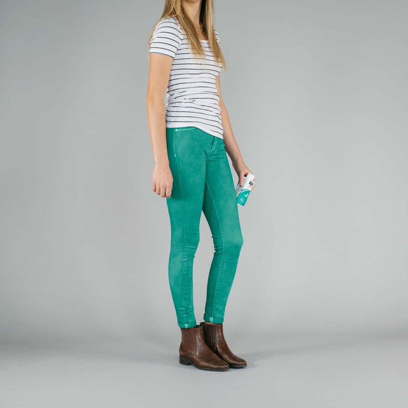Zielono morski barwnik do spodni dzinsowych, farbowanie jeansu rit dye teal