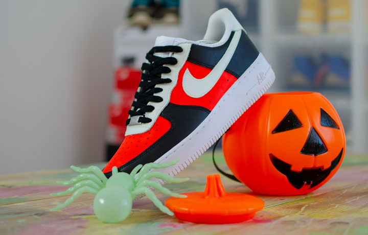 Custom Nike AF1 Halloween by @backseries