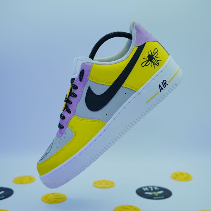 Custom Nike AF1 Photochromic (po naświetleniu) by @m7kustom