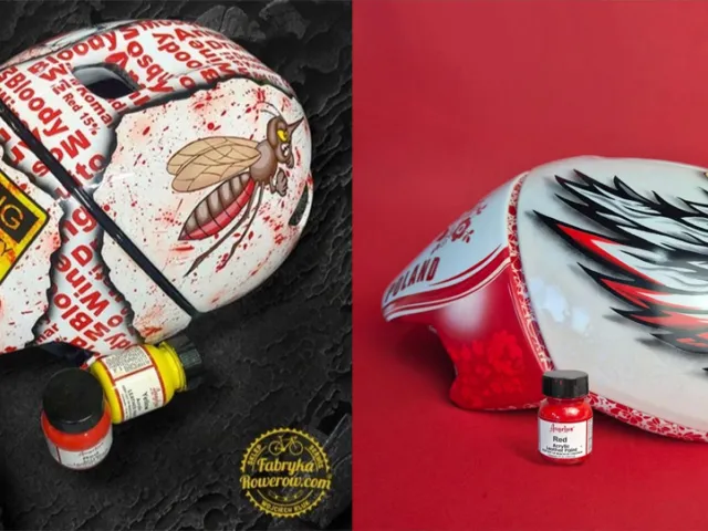 Customizacja Kasków Rowerowych Farbami ANGELUS - Poradnik